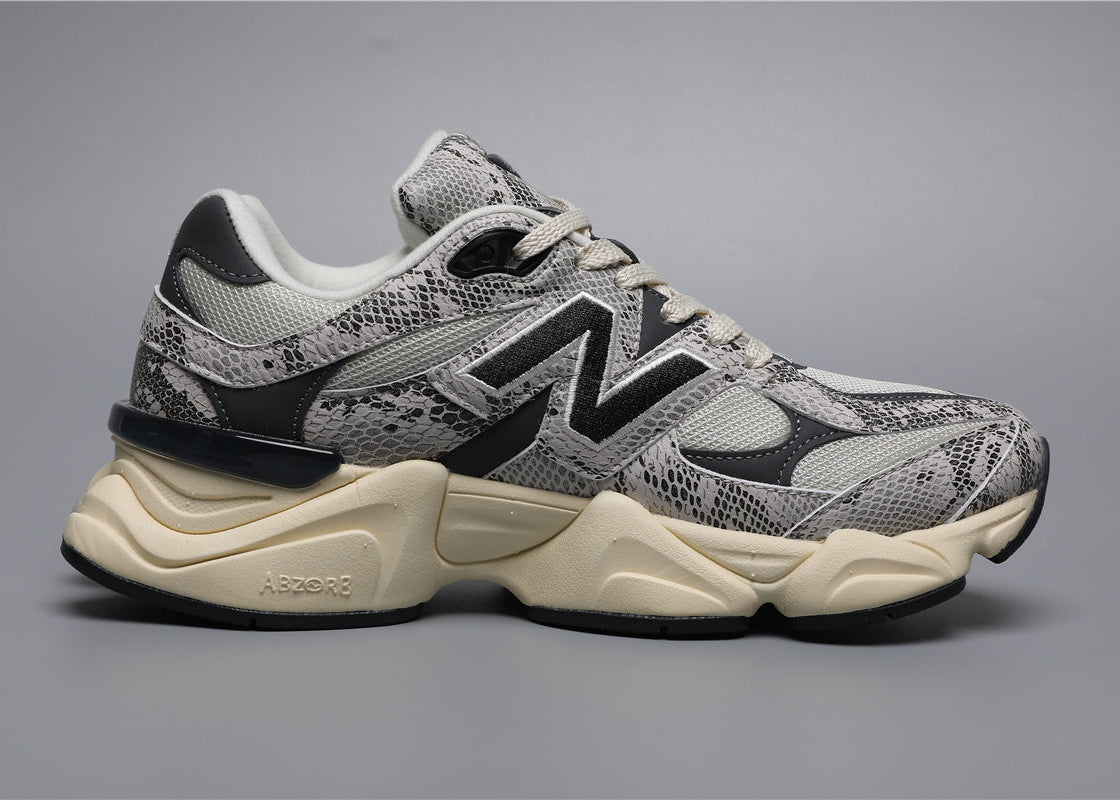 NB 9060 Schwaarzgro Schlaangemuster SNA