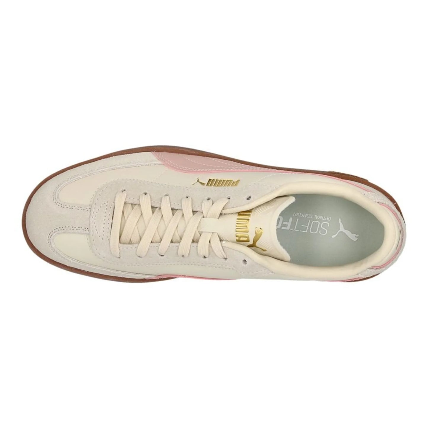PM Club II Era – Retro low-top sneakers in leather and suede, gum sole